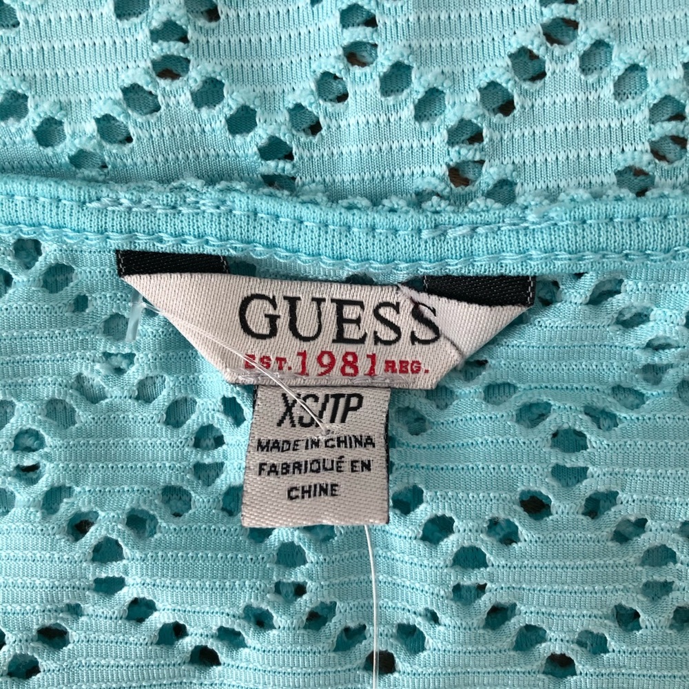 Guess Aqua Laser-Cut Tank Top - Picture 5 of 8